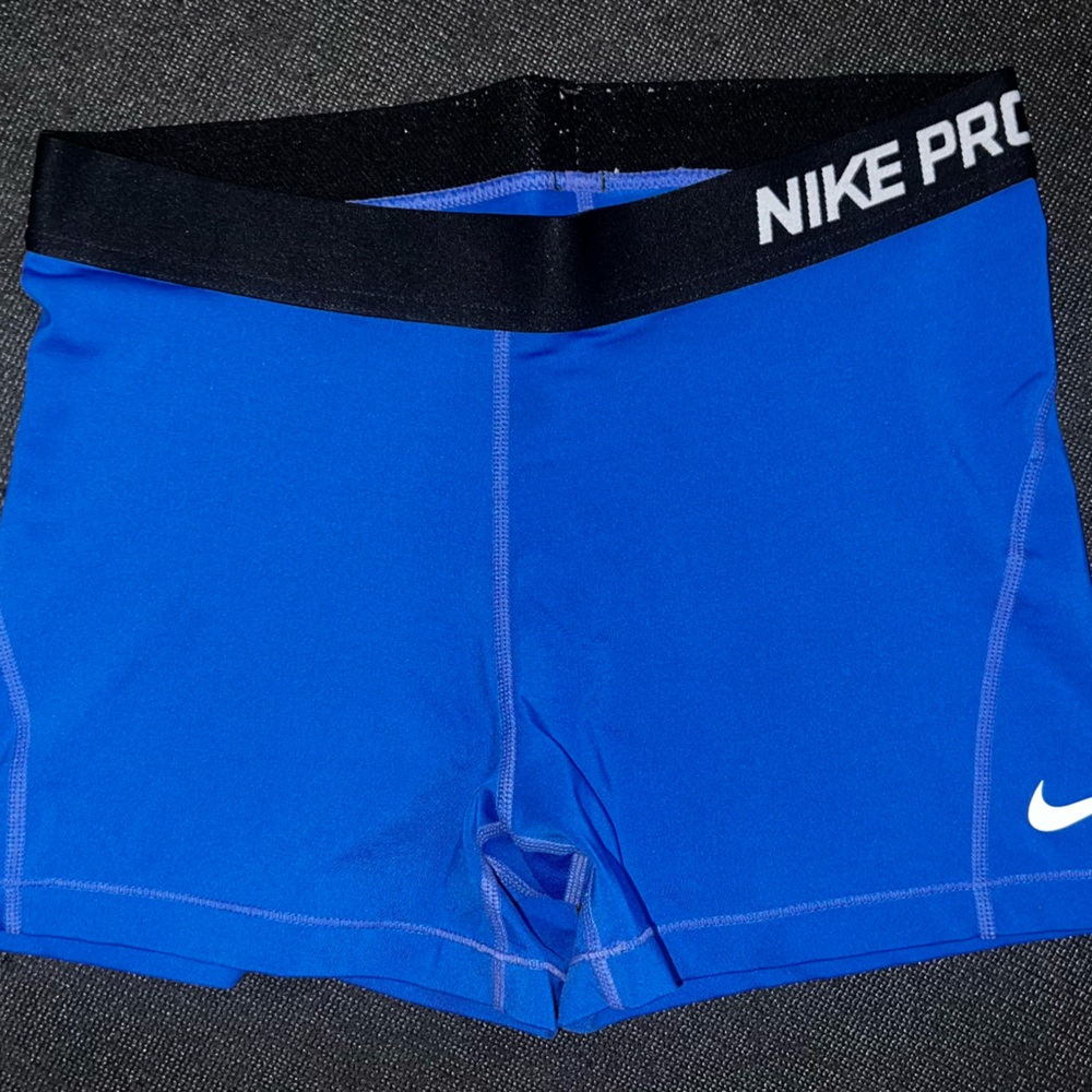 Nike Dri-FIT Blue and Black Shorts